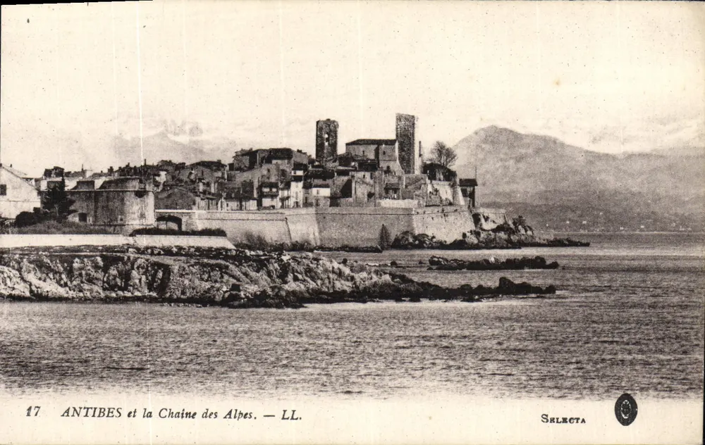 Antibes und die Alpenkette — LL. — Selecta - Vorderseite