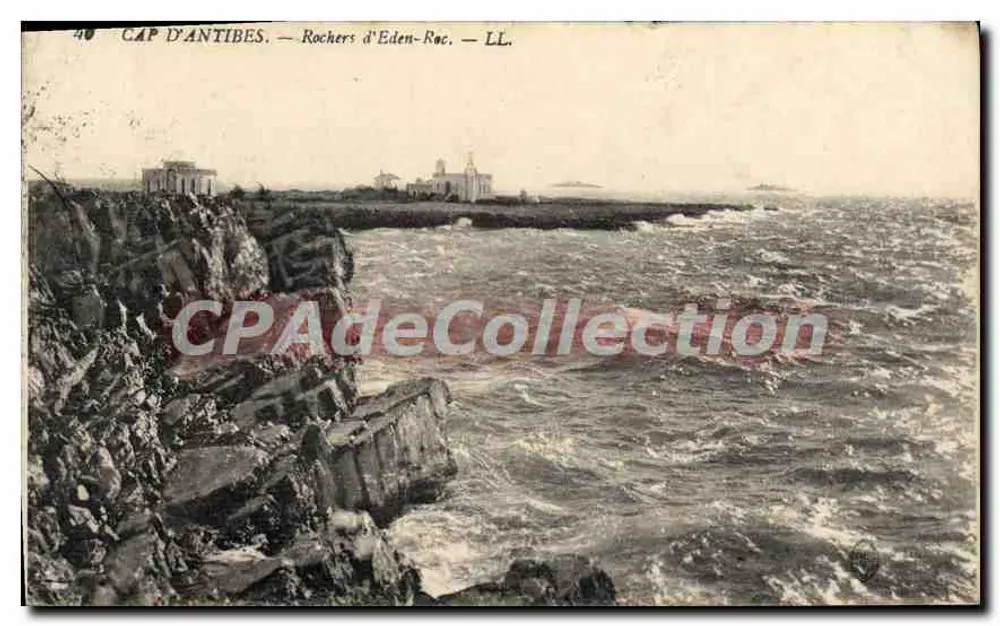 Cap d'Antibes — Rochers d'Eden-Roc — LL. - Frente