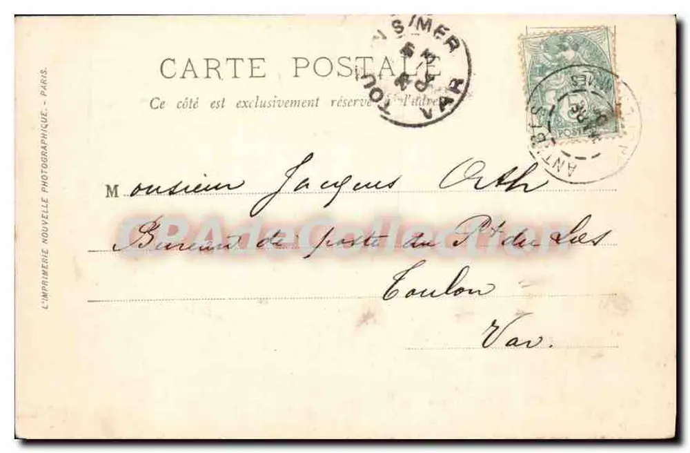 Antibes — O Velho Antibes — LL. — n°695 - Verso