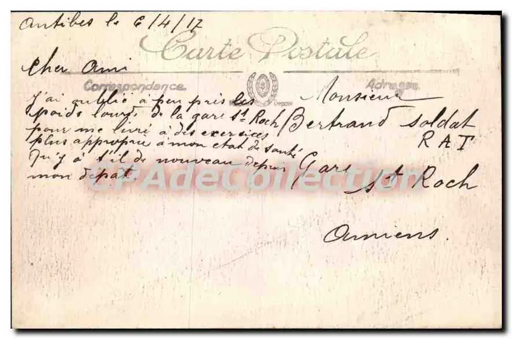 Antibes — Place Macé und Avenue du Roi Albert Ier — Selecta - Rückseite