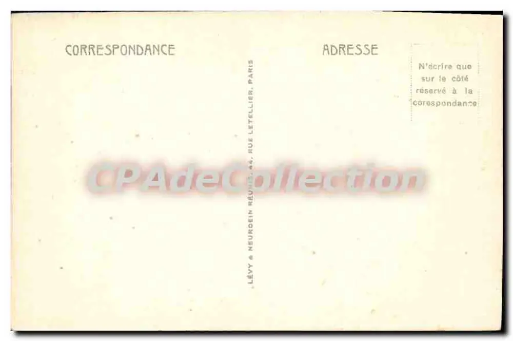Antibes — Sonnenuntergang über den Estérel — Aussicht auf Notre Dame de la Garoupe — Verlag Lévy & Neurdein, n°49 - Rückseite