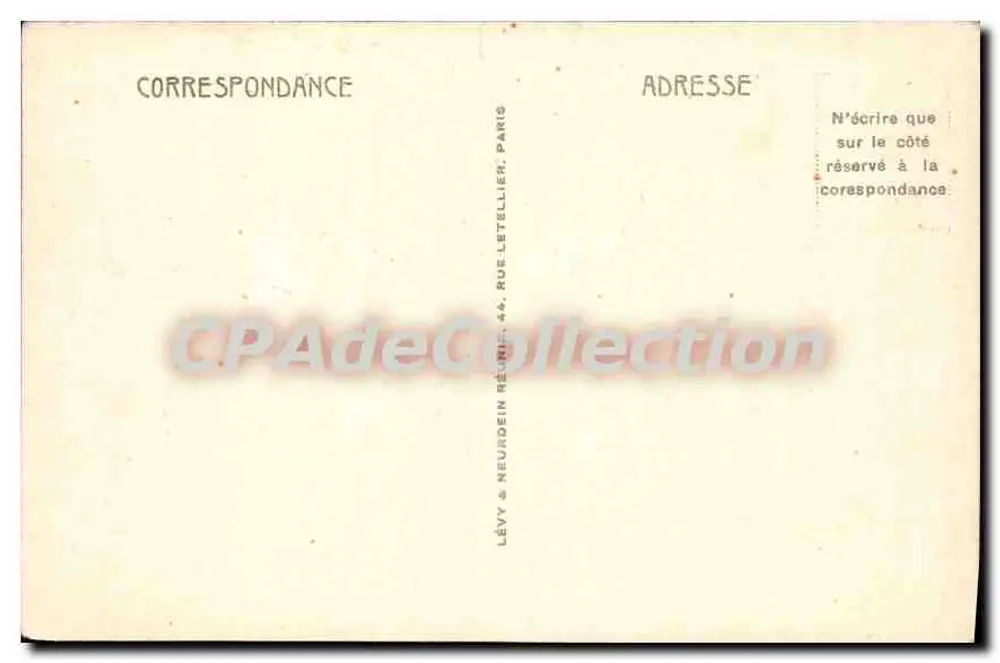 Antibes (Alpes-Maritimes) — Aussicht vom Cap de l'Ilette — Verlag Lévy & Neudéen, Paris - Rückseite