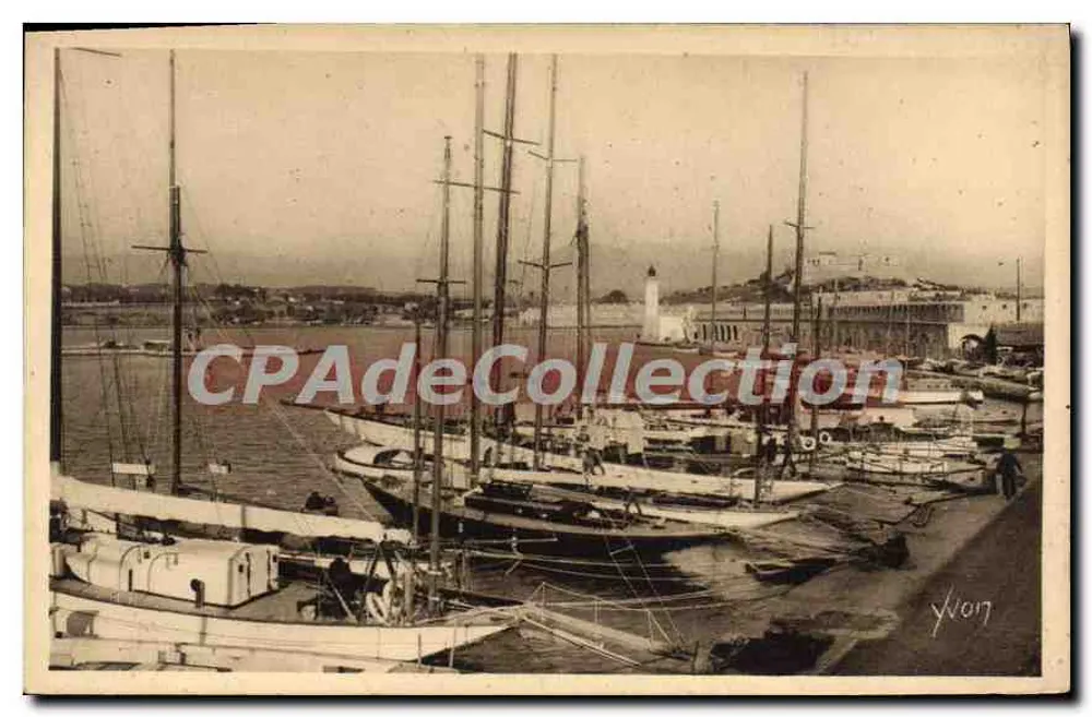 Antibes — Vista geral do Port — Les Éditions d'Art Y. Véron, Paris - Frente