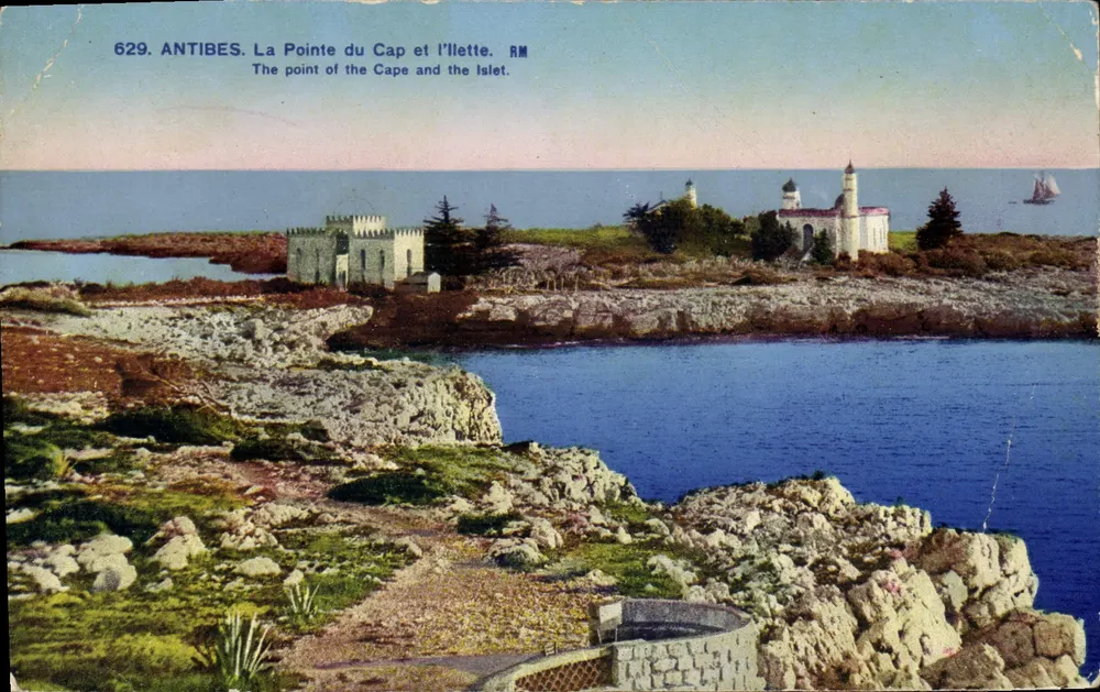Antibes. La Pointe du Cap et l'Îlette — RM, n° 629 - Frente