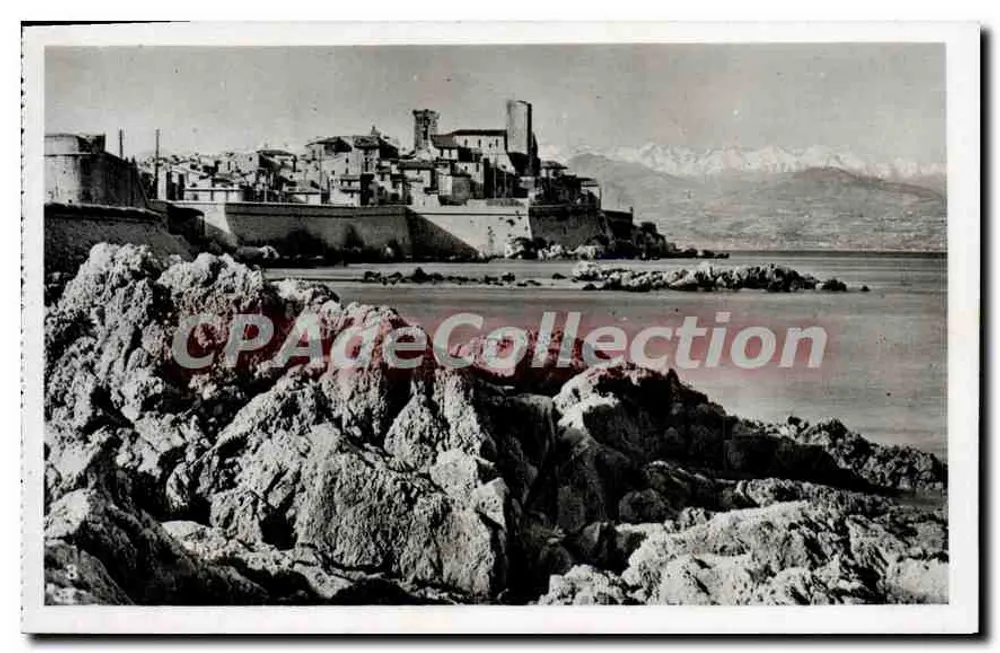 Antibes — Allgemeiner Blick — Alpenkette - Vorderseite