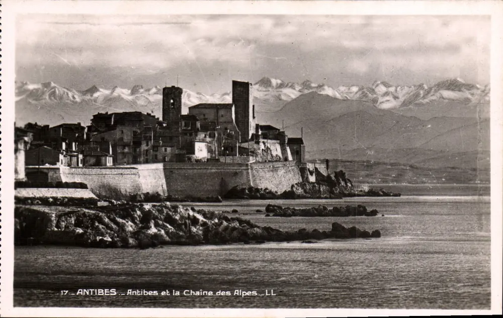 Antibes — Antibes und die Alpenkette — LL - Vorderseite