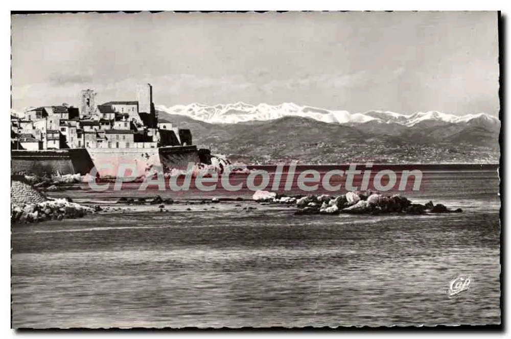 Antibes und die Alpenkette — 122 — Verlag Real Photo - Cie des Arts Photographiques - Vorderseite