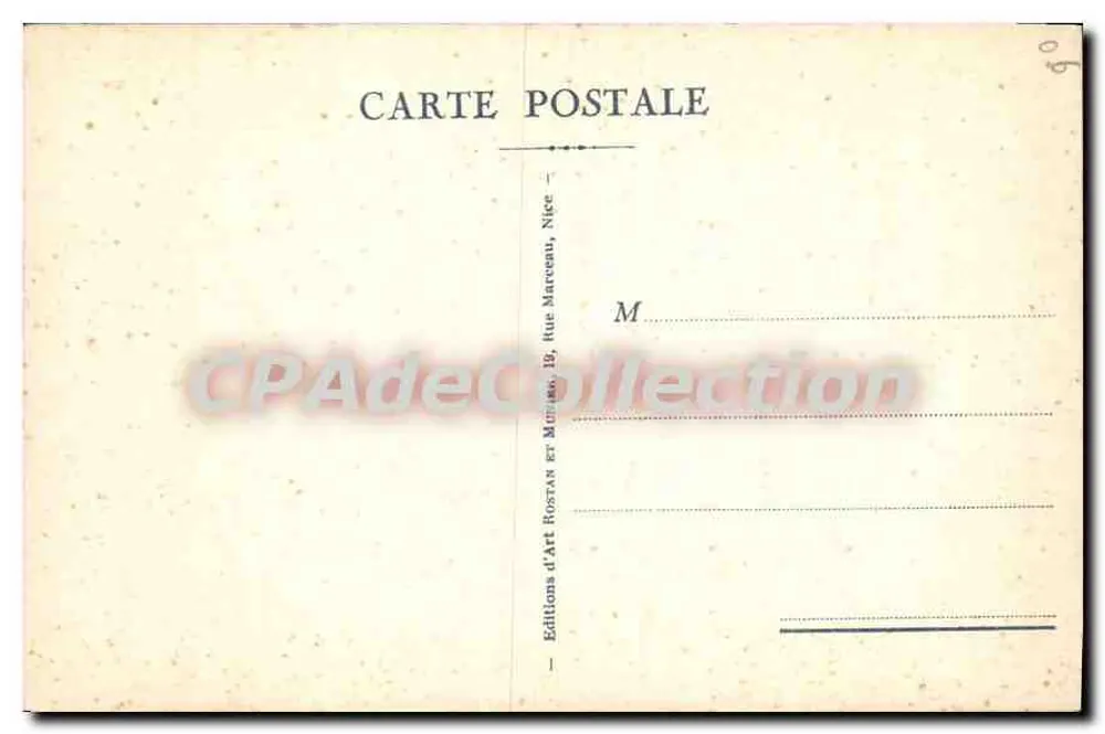 Antibes — Die alten Bastionen — RM, n°621 - Rückseite