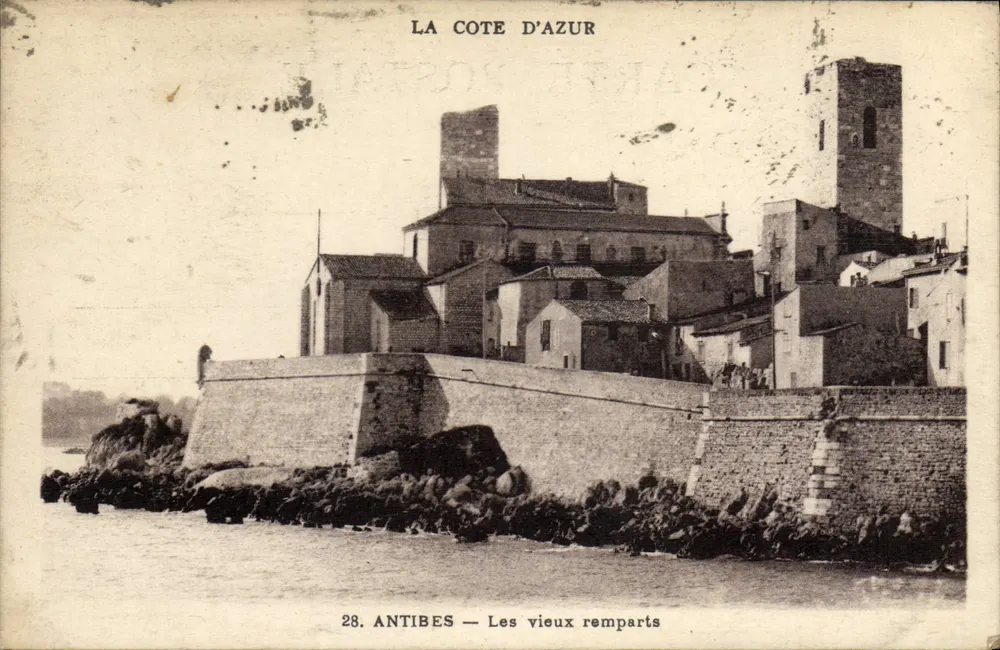 Antibes — Die alten Mauern — Verlag: Munier, Kunstverlag, Nice - Vorderseite
