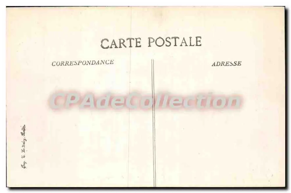 Côte d'Azur - Antibes — Panoramablick auf Fort-Carré — Vintage Postcard/Antike Ansichtskarte n°478 - Rückseite