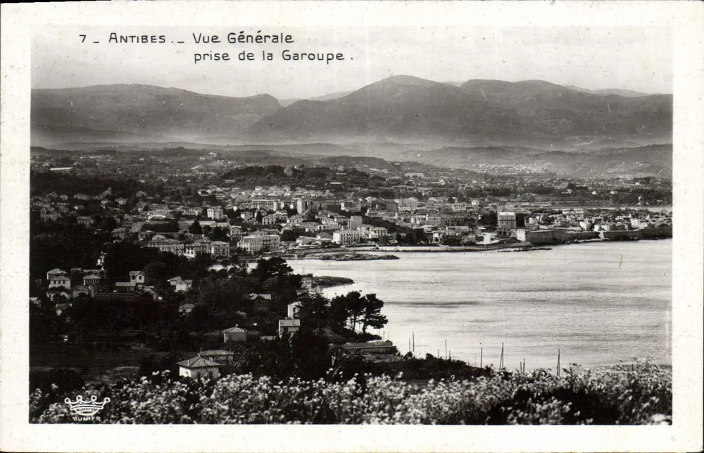 Antibes — Allgemeiner Blick vom Garoupe — Vumer - Vorderseite
