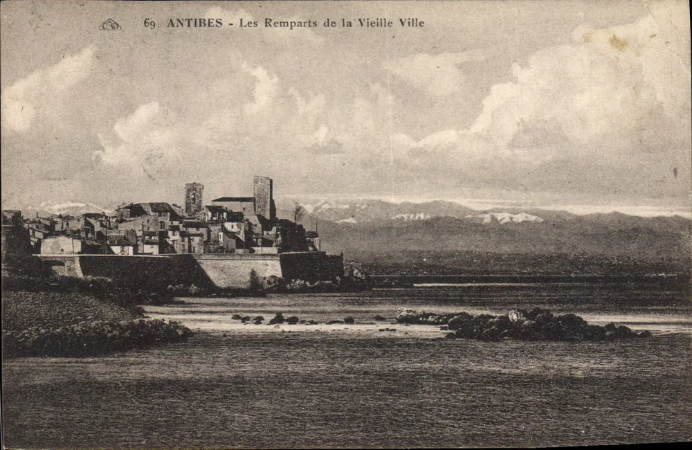 Antibes - Die Mauern der Altstadt — unbekannter Verleger, Nr. 69 - Vorderseite