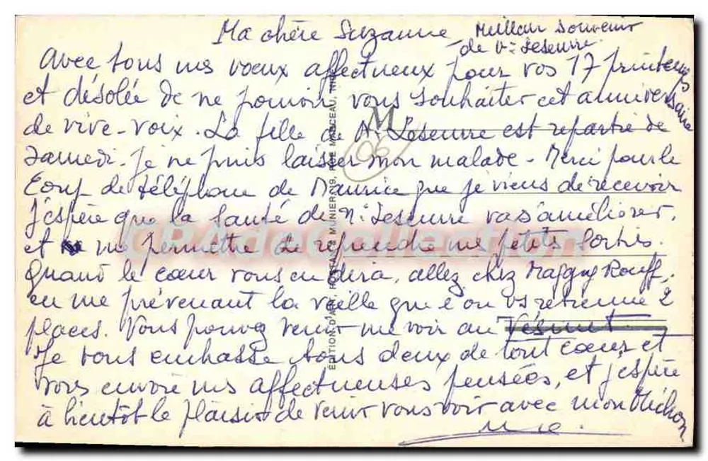 Antibes - Die alten Mauern und die Alpen - RM - Rückseite