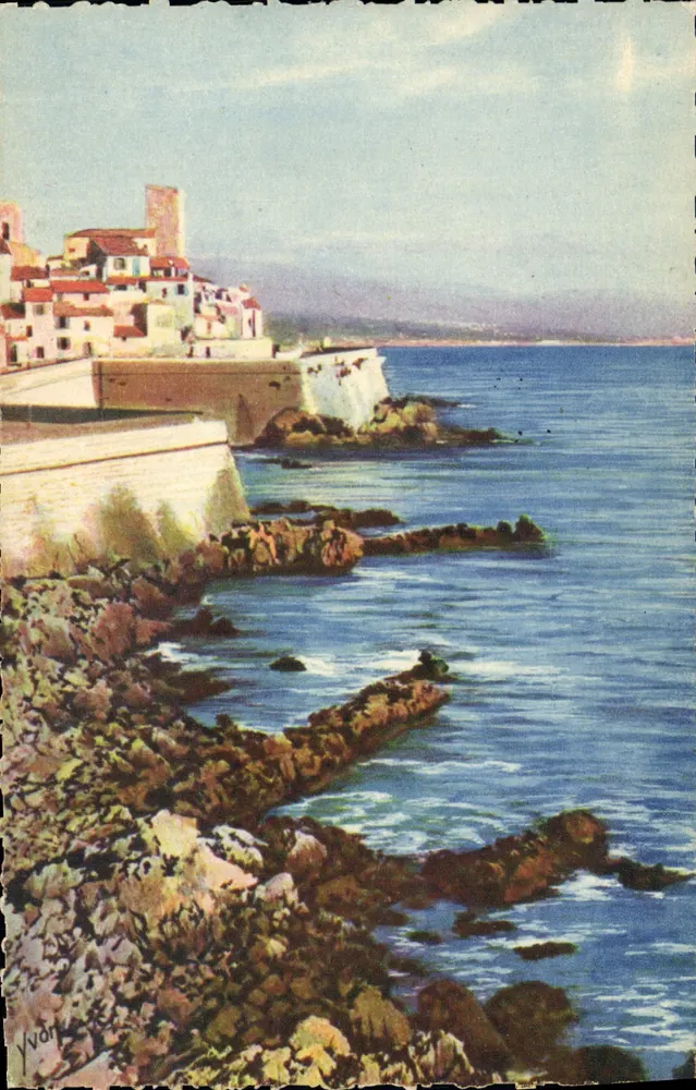 Antibes (Alpes-Maritimes) — Die Mauern der Altstadt — La Douce France, Nr. 93 - Vorderseite