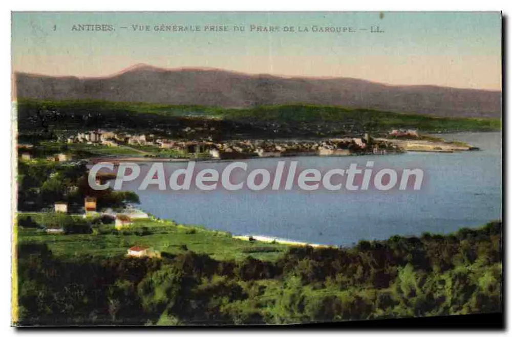 Antibes — Allgemeiner Blick vom Leuchtturm La Garoupe — LL - Vorderseite