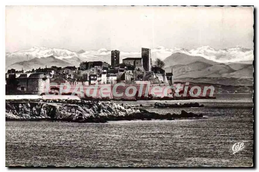 Antibes — die Alpenkette — Cie des Arts Photomécaniques - Vorderseite