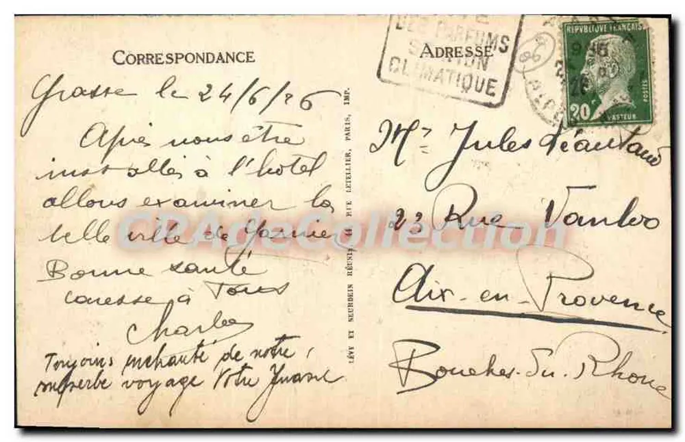 Antibes — Os Muros — LL - Verso