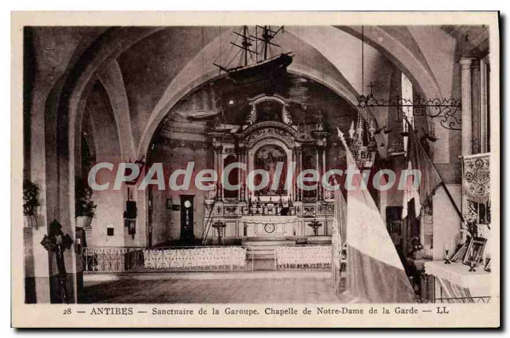 Antibes — Wallfahrtskirche Garoupe, Kapelle Notre-Dame de la Garde — LL - Vorderseite