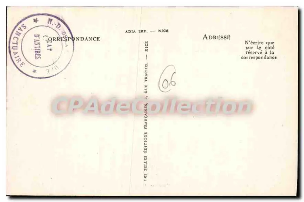 Antibes — Wallfahrtskirche Garoupe, Kapelle Notre-Dame de la Garde — LL - Rückseite