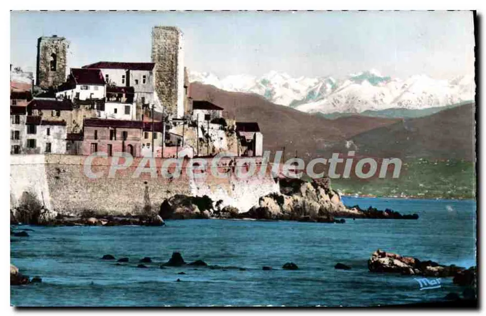 Antibes - Les Bemparts und die Alpen — Les Éditions MAR, Paris - Vorderseite