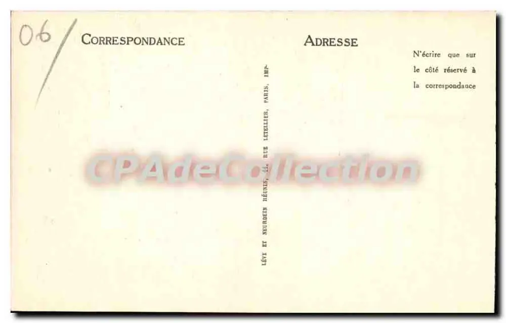 Juan-les-Pins — A Praia — LL. — n°16 - Verso