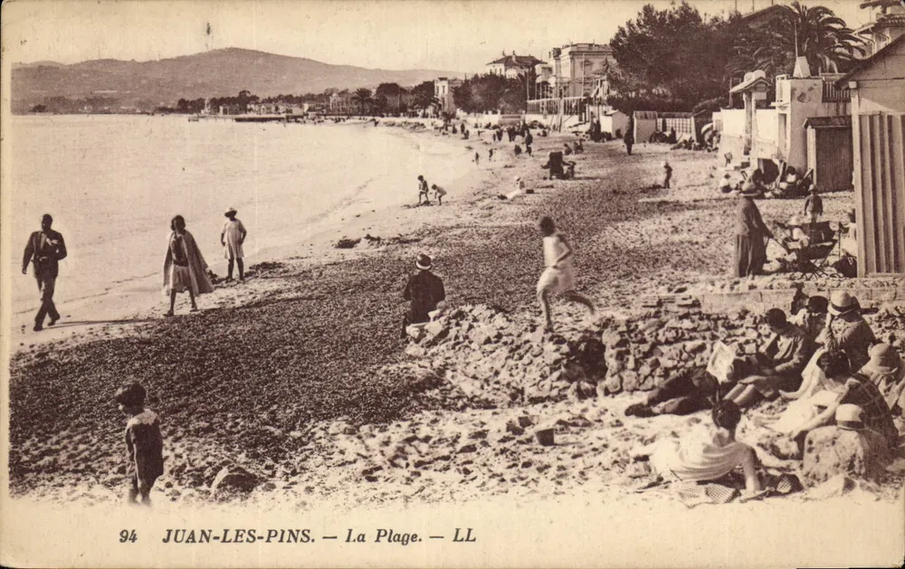 Juan-les-Pins — A Praia — LL - Frente