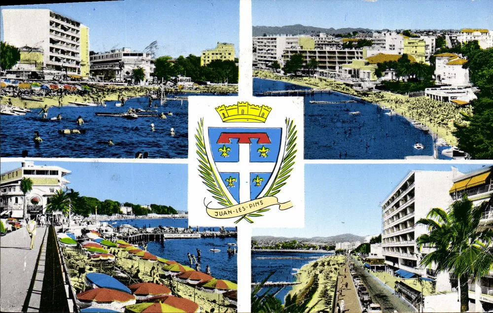 Juan-les-Pins — vista panorâmica — Éditions S.E.P.T. n°10-317 - Frente