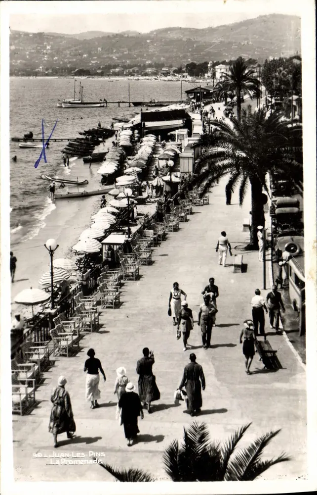 Juan-les-Pins — A Promenade — Les Éditions MAR, n° 06 - Frente