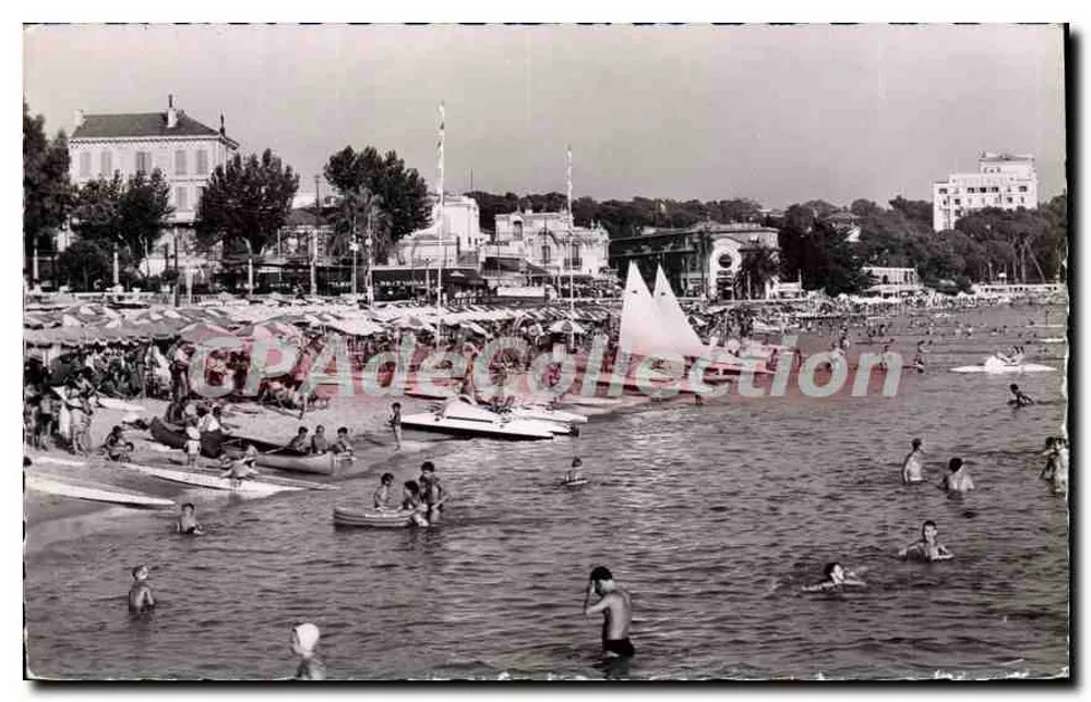 Juan-les-Pins — Der Strand und die Promenade — Éditions S.E.P.T. - Vorderseite