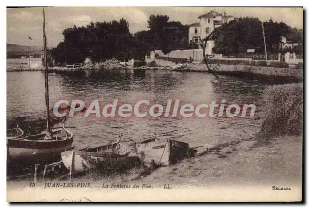 Juan-les-Pins — La Fontaine des Pins — Selecta - Vorderseite