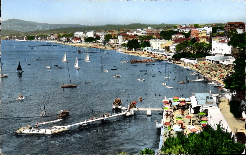 Juan-les-Pins — Vista geral — Les Éditions Franquettes - Frente