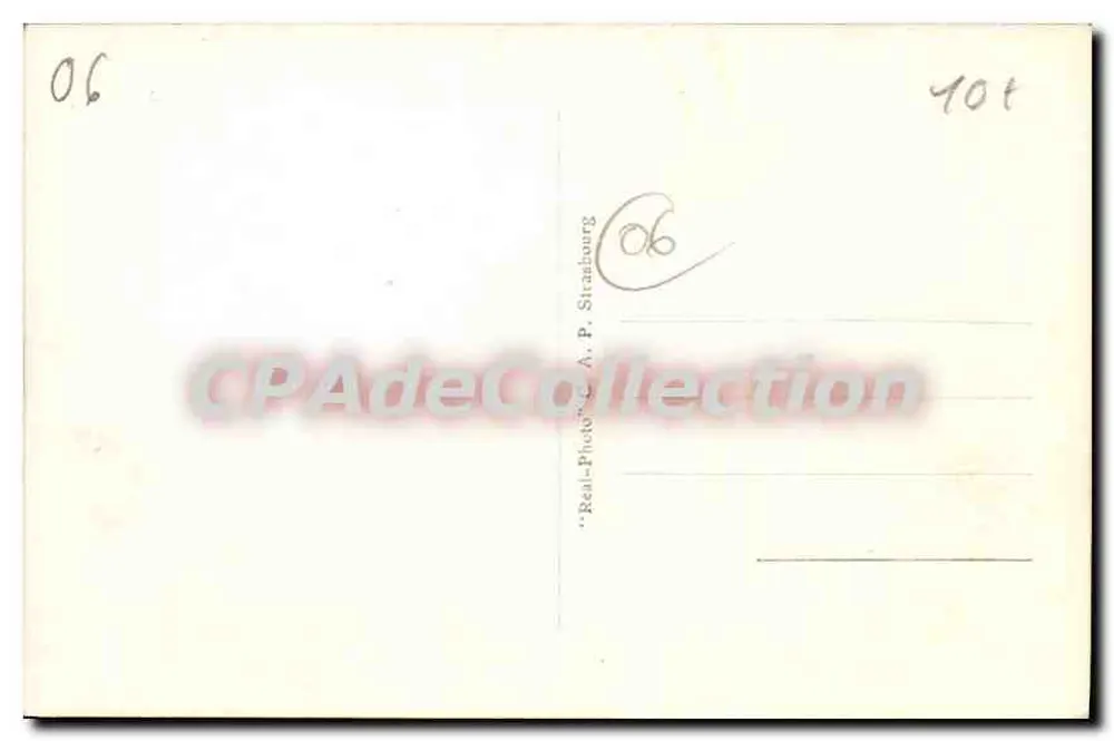 Juan-les-Pins — Vista geral — A.P. Strasbourg, n° 137 - Verso