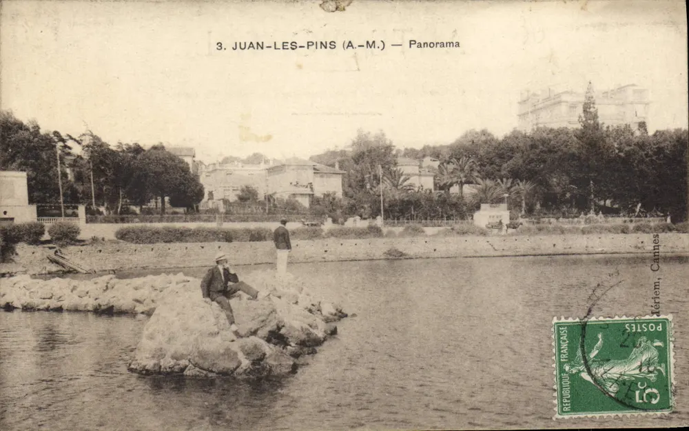 Juan-les-Pins (A.M.) — Panorama — Xéretém, Cannes - Frente