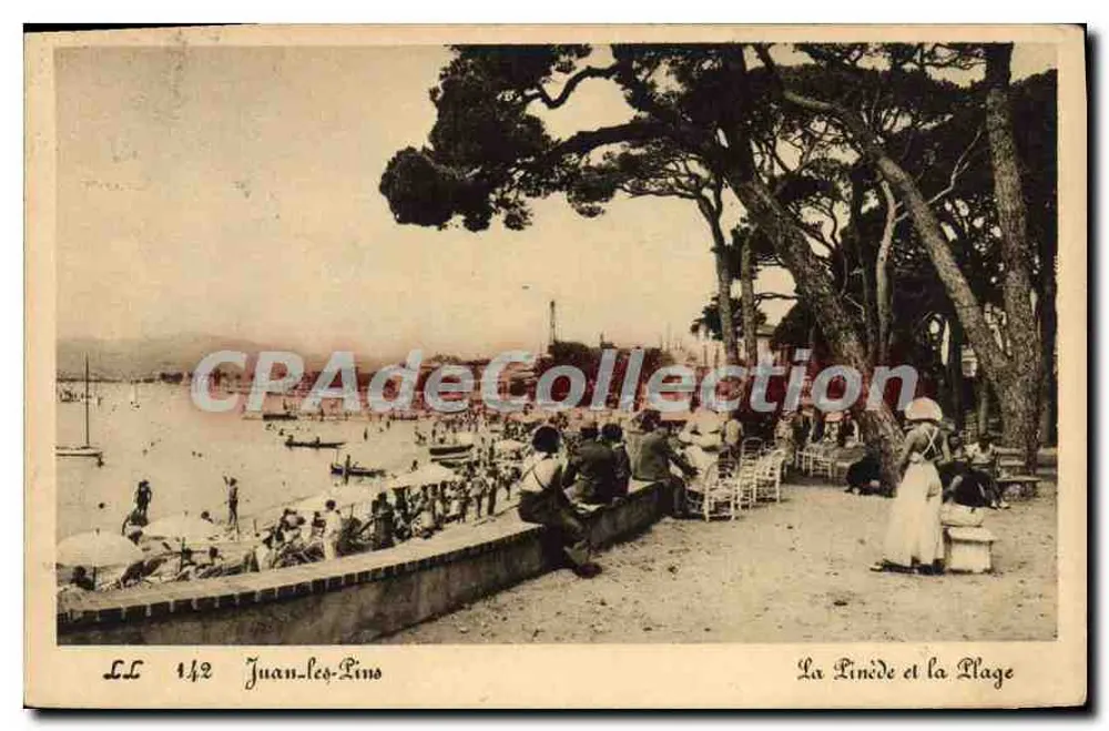 Juan-les-Pins — La Linède und die Strände — LL 142 - Vorderseite