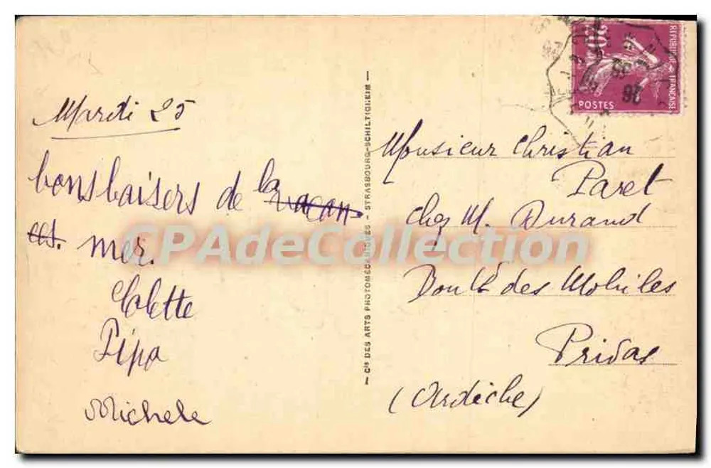 Juan-les-Pins — La Linède und die Strände — LL 142 - Rückseite