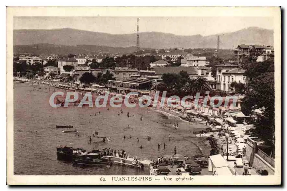Juan-les-Pins — Vista geral — Edições Les Belles Éditions Françaises - Frente