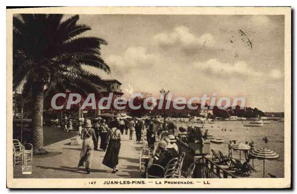 Juan-les-Pins — A Promenade — LL - Frente