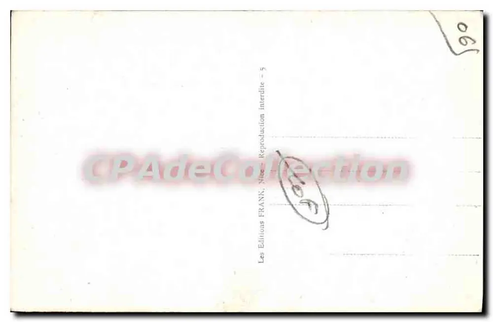 Juan-les-Pins — La Pinède — Ediciones FRANK, n° 56 - Reverso