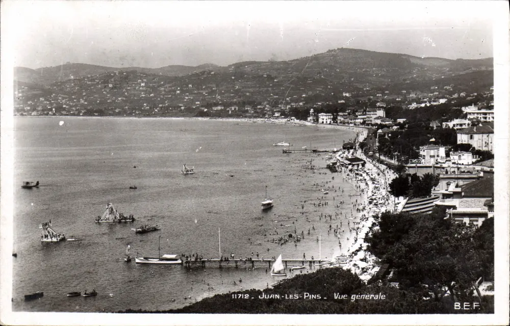 Juan-les-Pins — Vista geral — B.E.F. n°11712 - Frente