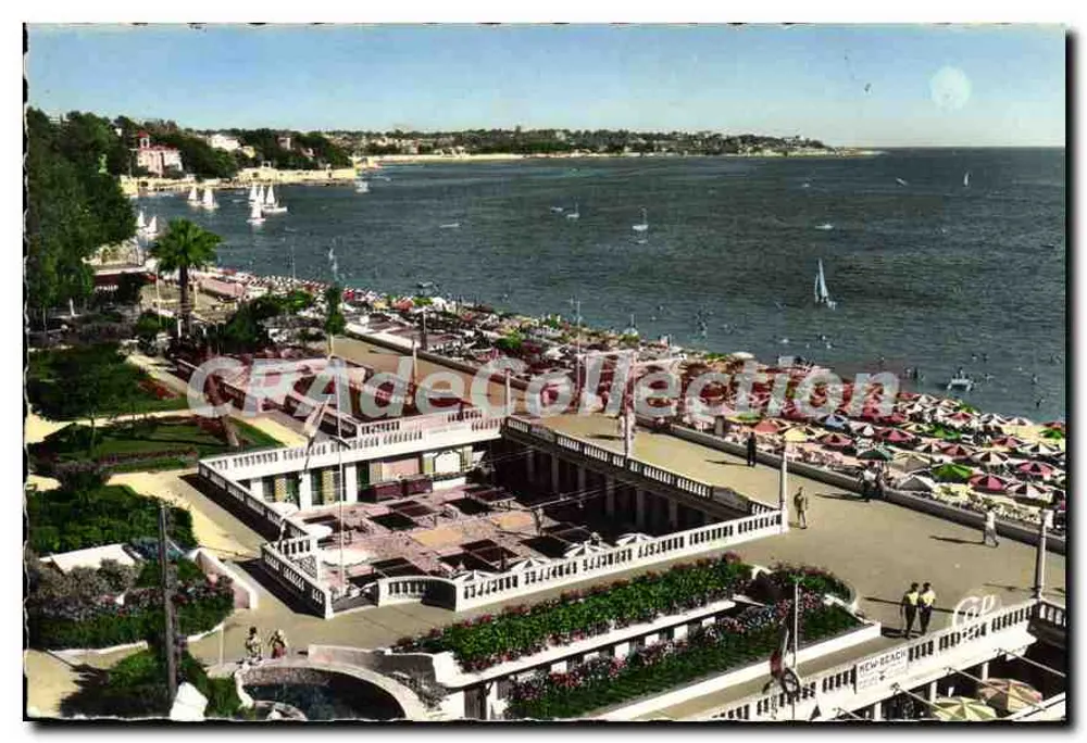 Juan-les-Pins — Die neuen Terrassen und der Strand — Verlag Juan-les-Pins - Vorderseite