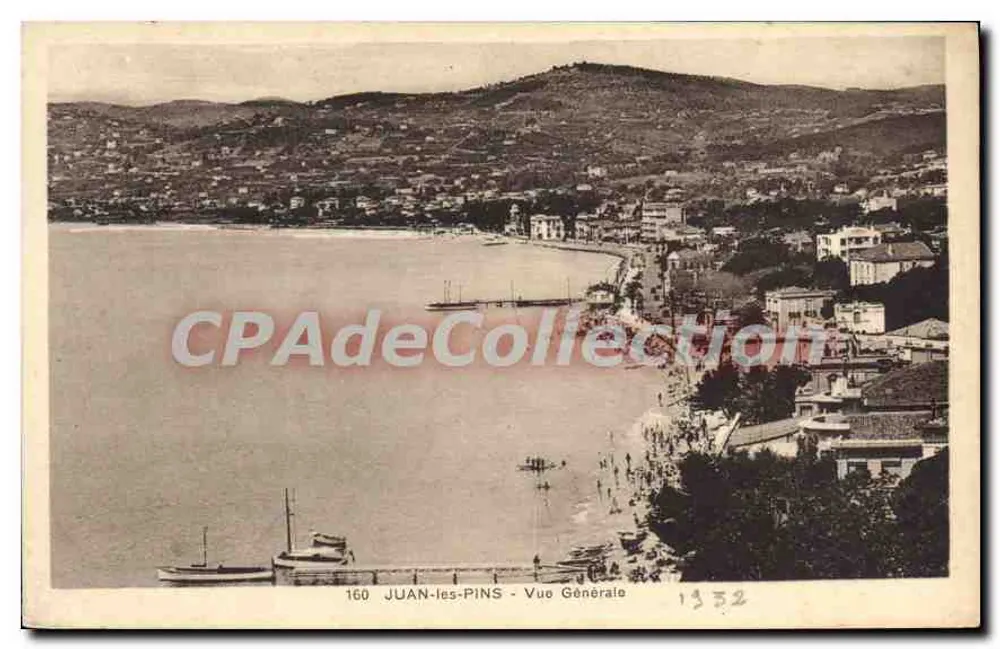 Juan-les-Pins — Vista Geral — Editor: CPAMécaniques - Frente