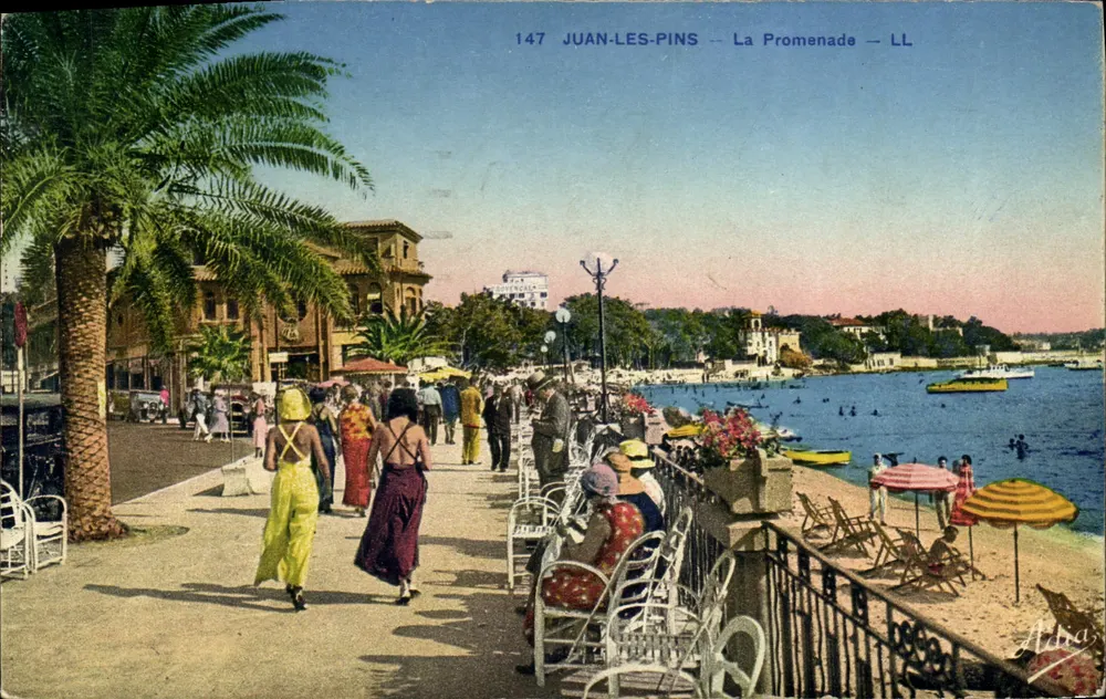 Juan-les-Pins — A Promenade — LL — Aldia - Frente