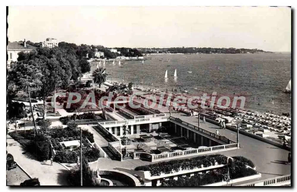 Juan-les-Pins — Die öffentlichen Gärten, die Strand und die Bucht — Éditions S.E.P.T. - Vorderseite