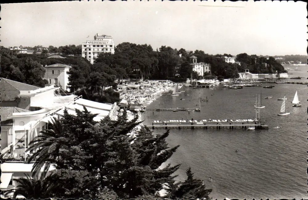 Juan-les-Pins — Strand und Casino — Éditeur Photographe Véritable - Vorderseite