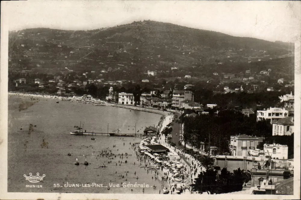 Juan-les-Pins — Vista Geral — Munier, n°55 - Frente