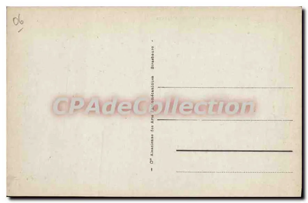 Juan-les-Pins — Estudo de Agaves — CPAdeCollection - Verso
