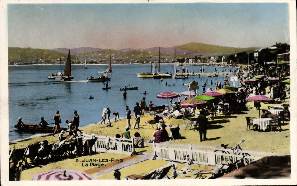 Juan-les-Pins — A Praia — Les Éditions FRANK - Frente
