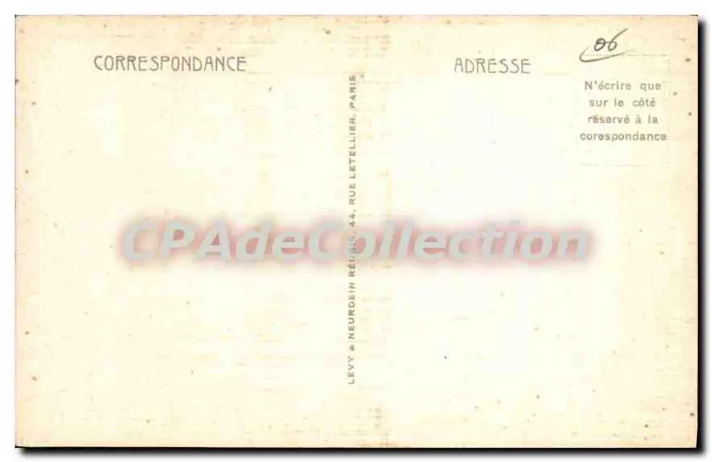 Juan-les-Pins — A Praia — LL. 17 - Verso
