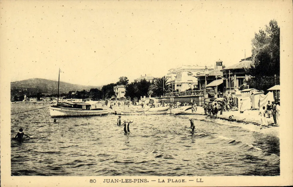 Juan-les-Pins — A Praia — LL - Frente