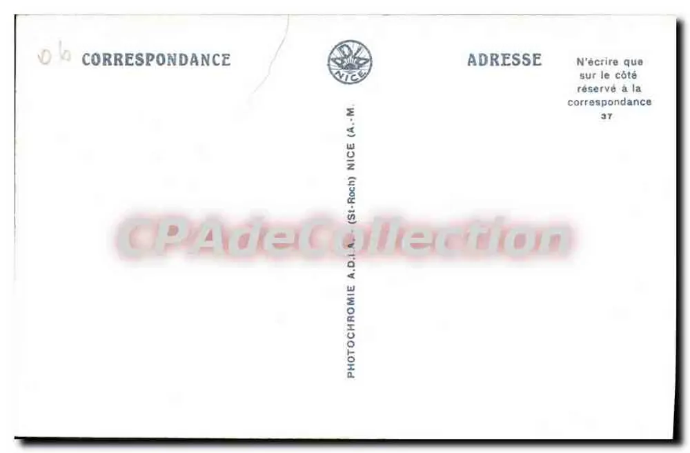 Juan-les-Pins — Vista Geral — BEF 64 - Verso